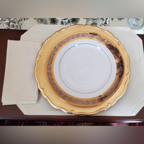 NWT Set of 4 Bardwil Linens Ivory Placemats and Napkins Table Linens - Picture 5 of 7